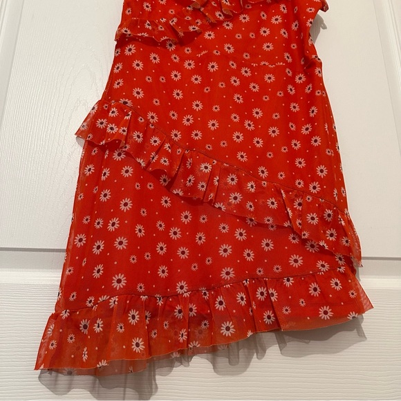 Miss Selfridge Mini Floral Asymmetrical Dress - Picture 6 of 9